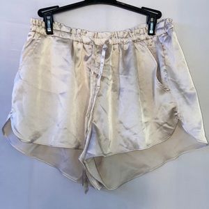 Satin sleep shorts